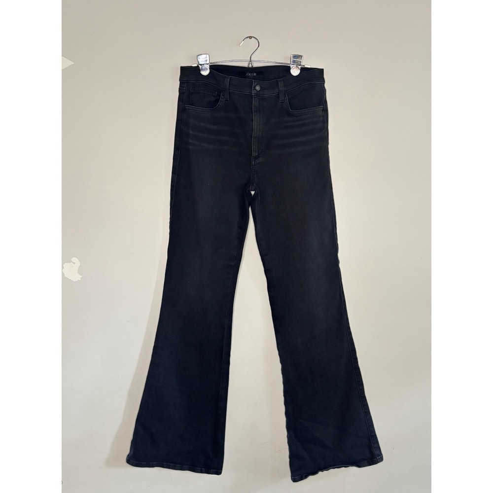 Joes‎ Jeans High Rise Festival Flare Stretch Denim Black Womens Size 31